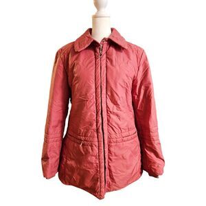 HEAD Sportswear Womens S Ski‎ Jacket Vintage Mauve 60s 70s Winter Parka Mid Prop